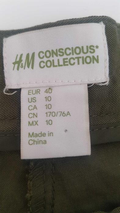 Spodenki  szorty  khaki H&M 40