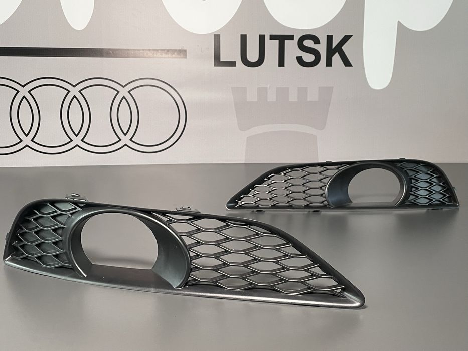 Решітки Туманок Audi Q7 4L Ауді ку7 кю7 Туманки Бампер Розборка Шрот