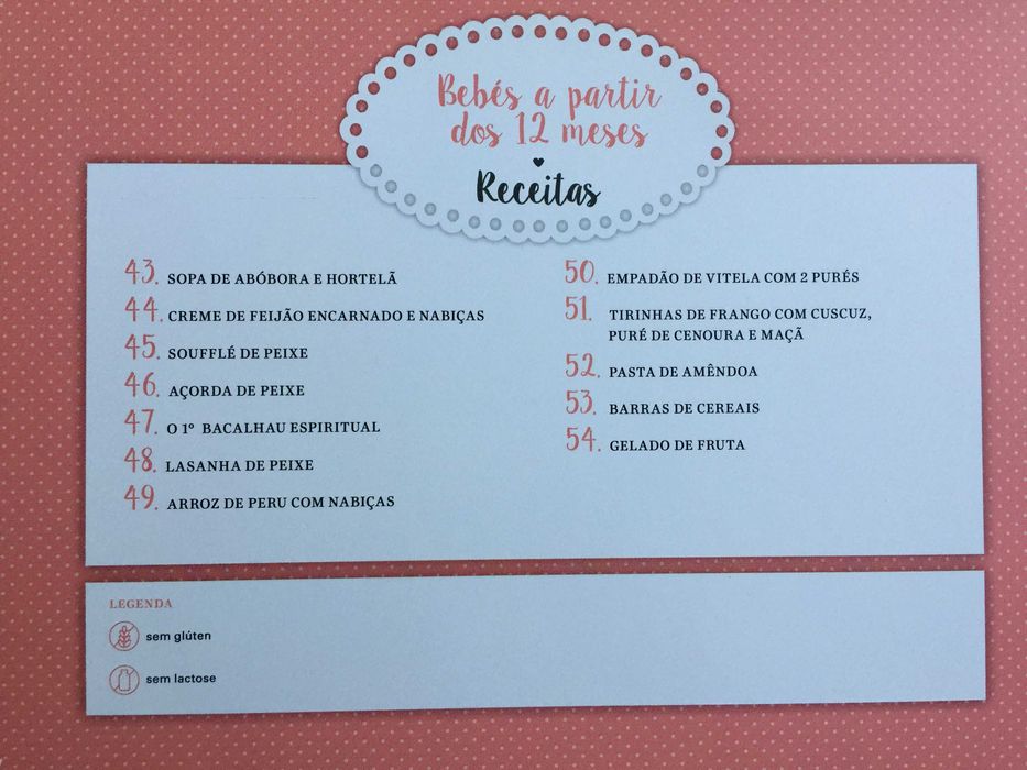 Caixa com 60 Receitas para Grávida e Bebé BIMBY