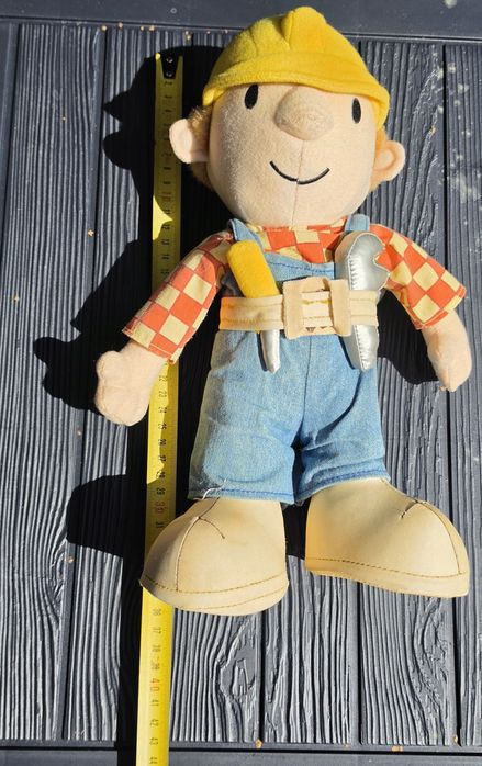 Maskotka vintage 35 cm Bob Budowniczy Builder 1998 retro lalka