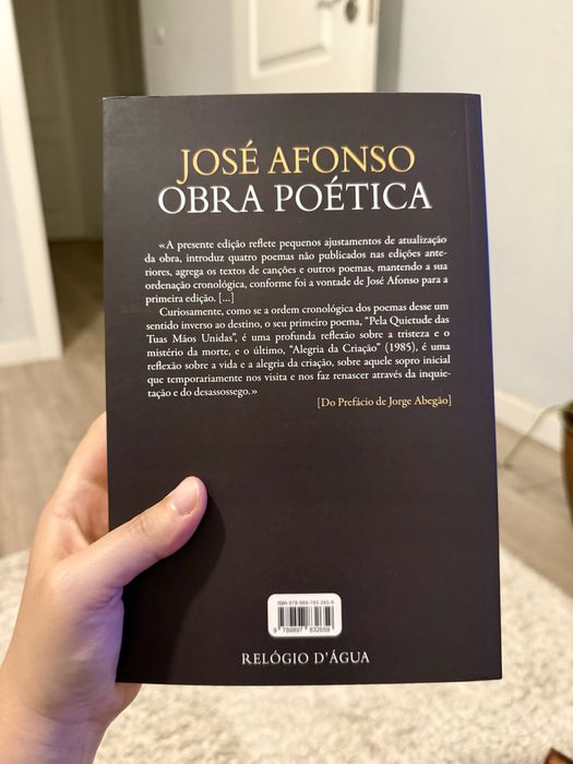 Livro José Afonso Obra Poética