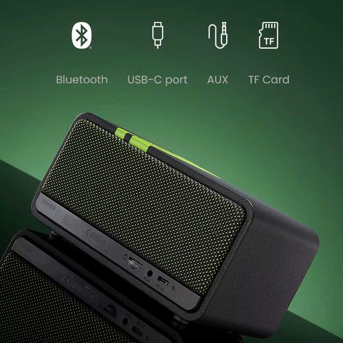 Портативна bluetooth-колонка Edifier MP230 (10+10W, до 9 год), чорна