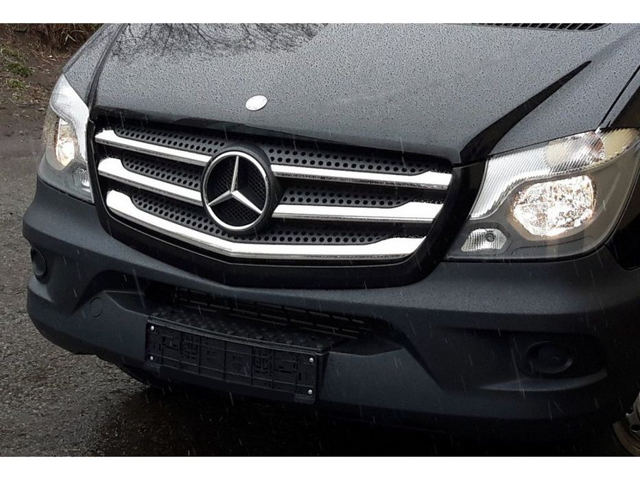 Mercedes Sprinter W906 2006-2018 Накладки на решітку 2013+ нерж