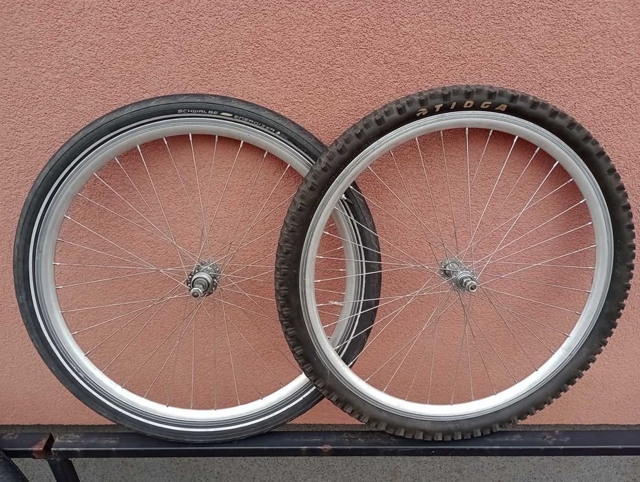 Komplet kół 26" + opony Schwalbe , Tioga
