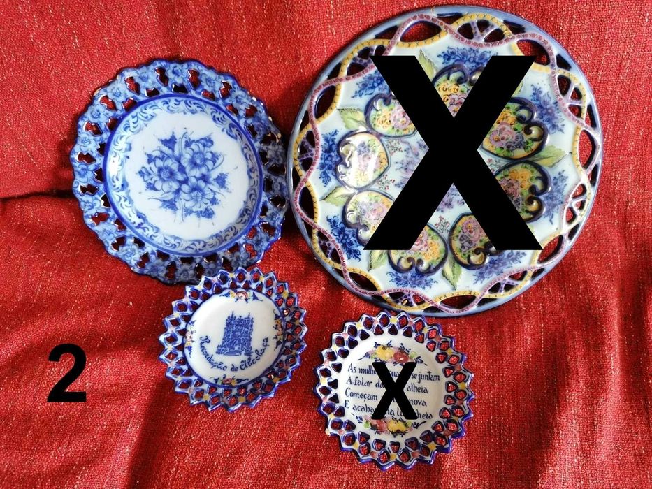 Louça diversa, Alcobaça, Porcelana, Chinesa, etc