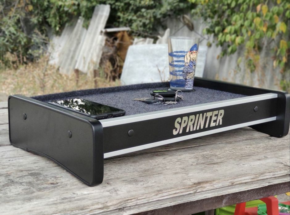 Полка столик на торпеду для бусов Sprinter cdi tdi VW LT Volkswagen