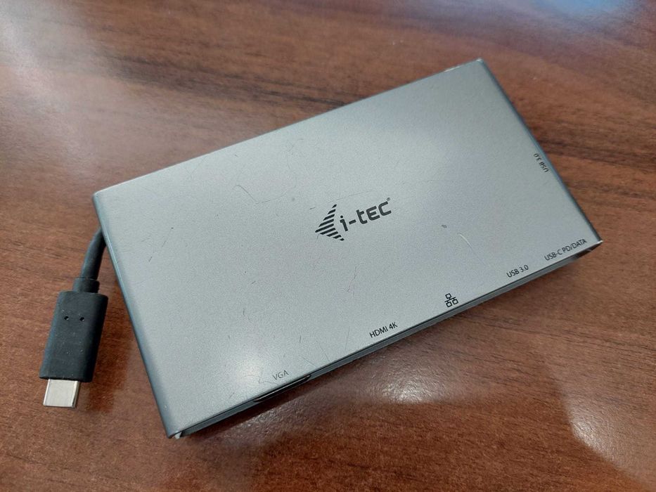 i-tec USB-C Travel Stacja Dokująca 4K HDMI lub VGA, 20 cm kabel USB-C