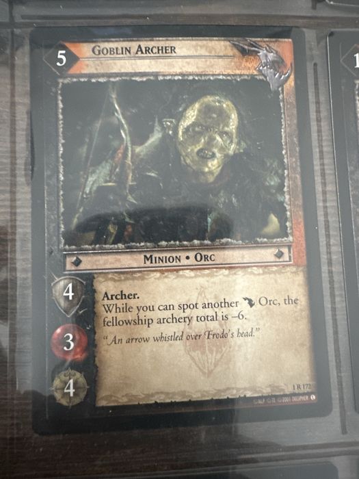 Cartas Lord of the rings