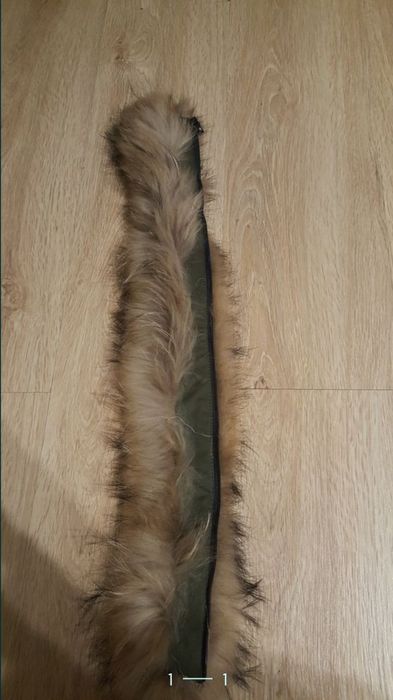 Мех енота натуральный 75 см новый
