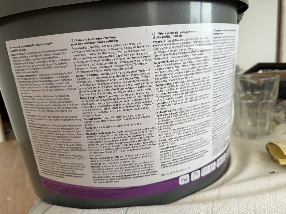 Фарба Caparol Німецька 12,5л, 1700грн