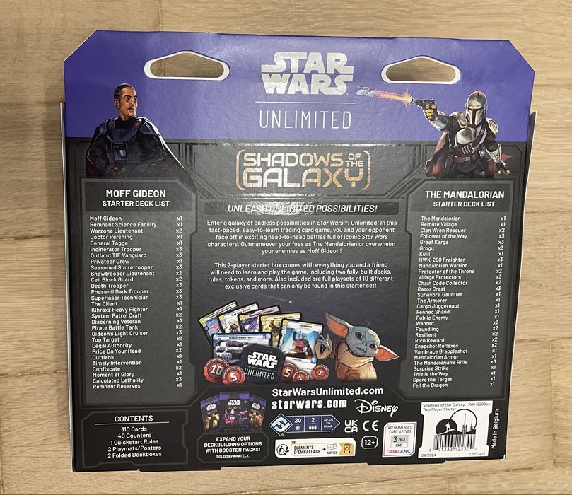 Star Wars Unlimited Shadows of the Galaxy Starter