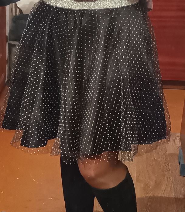 Юбка с фатином(атлас)