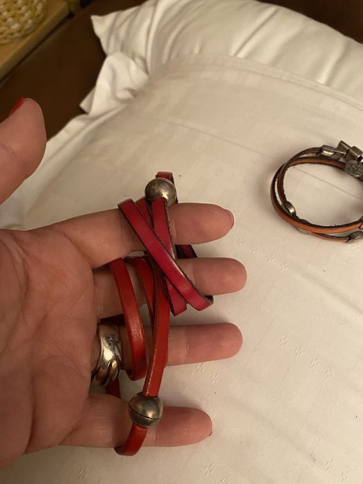 Lote Pulseiras pele verdadeira