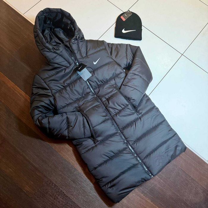 Парка куртка Nike найк зимова чоловіча +шапка