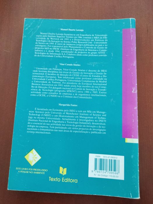Livro de gestão da Texto Editora