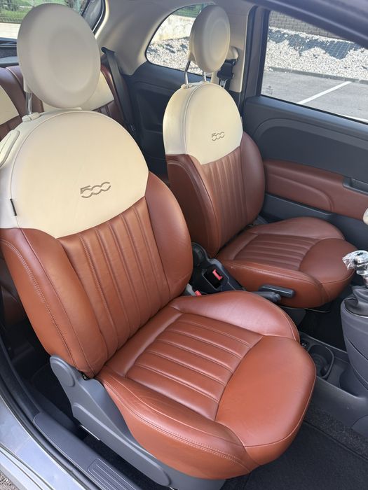 2014 • Turbo 0.9 • Fiat 500 • 1 Dono • 85 cv • Bancos em Pele • Teto