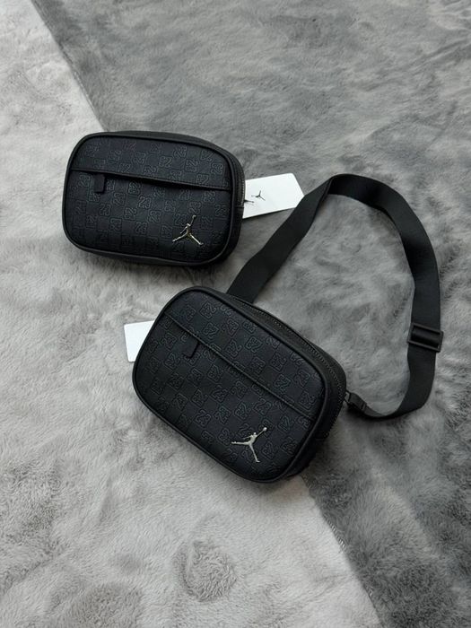 Месенджер Jordan / сумка джордан/ бананка джордан чорний/ барсетка