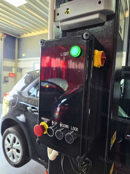 Podnośnik Dwukolumnowy Samochodowy Łączony Górą 4T Automat 3,75M