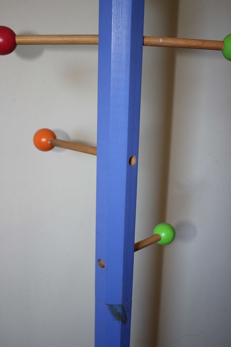 Cabide/Bengaleiro de criança em madeira