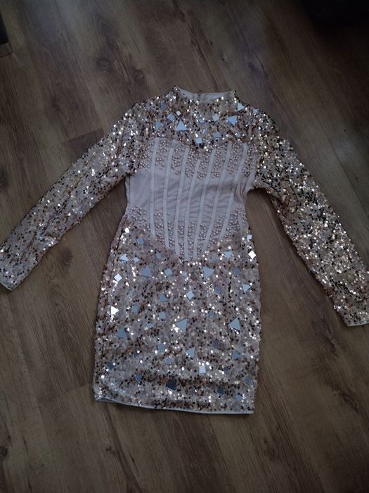 Sukienka damska M 38 cekiny