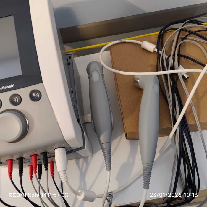 Aparelho de eletroterapia e ultrassom como novo