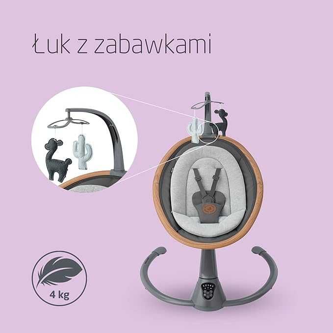 Maxi-Cosi Cassia, automatyczny bujaczek, leżaczek do 9kg, lekki nowy