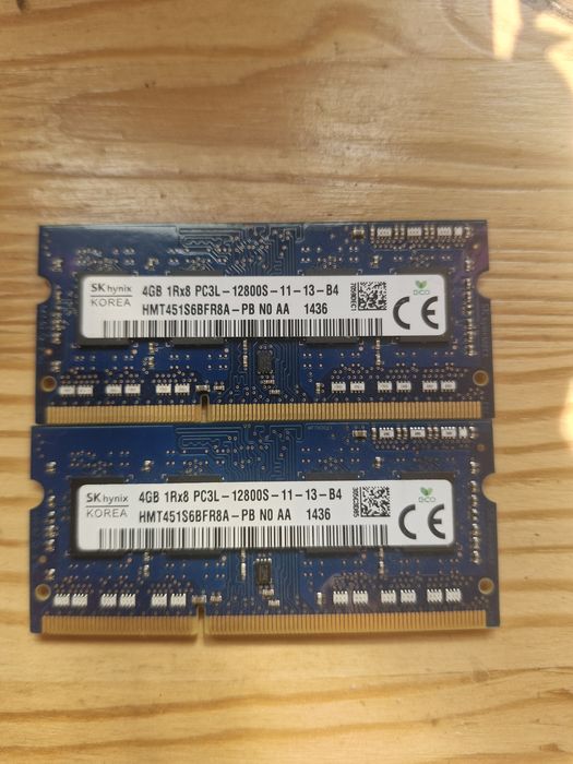Pamięć RAM 8GB (2x4GB) HYNIX PC3L-12800