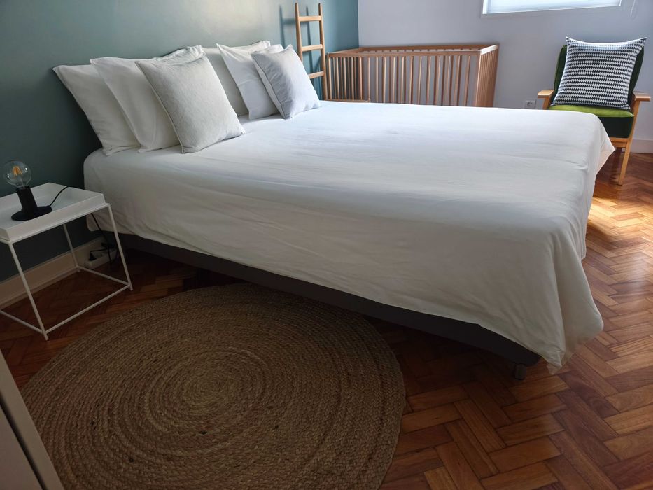 IKEA | Dois sommiers Lyngorsommier | cinzento | 2 x 90*200 = 180*200