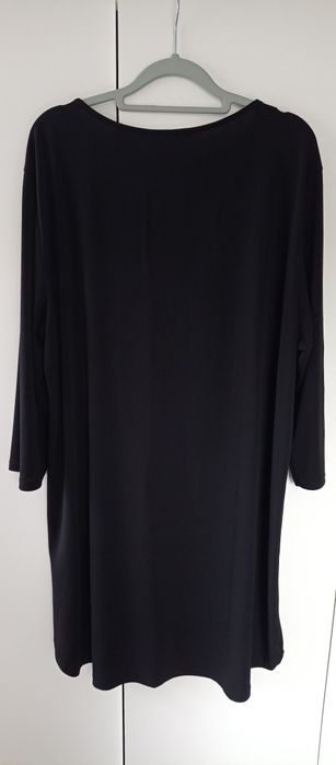 Czarna  sukienka długi rękaw H&M rozmiar XL