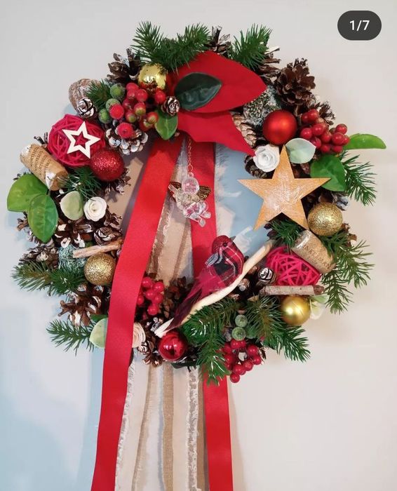 Вінок новорічний, віночок різдвяний