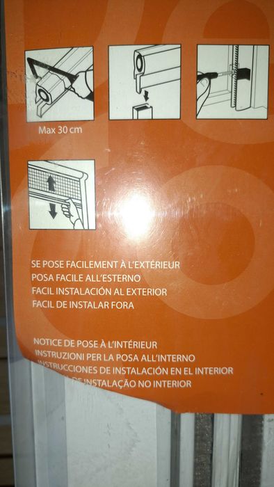 Rede mosquiteiro estrutura alumínio branco lacado STYLING nunca usada