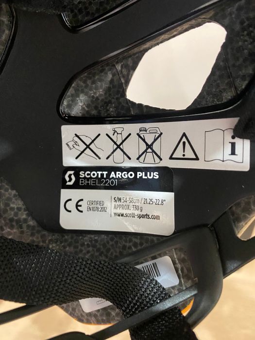 Kask rowerowy Scott Argo Plus Mips - fire orange - S/L - (54 - 58 cm)