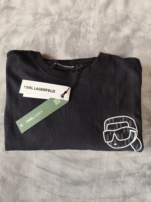 Bluza męska czarna nowa Karl Lagerfeld