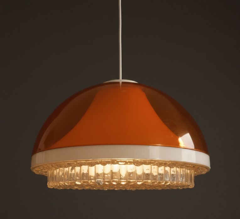 Lampa wisząca Space Age lata 70te UFO