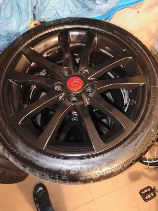 Oryginalne koła Renault laguna 3 z czujnikami opony letnie