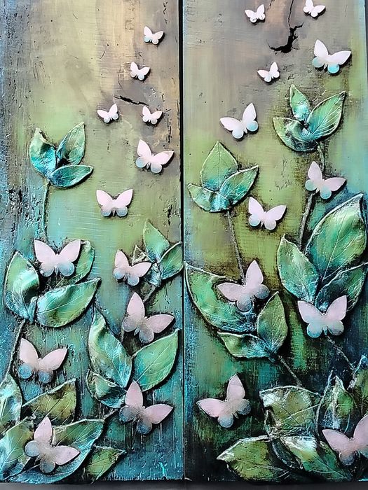 Obraz drewniany, panele dekoracyjne ścienne na 100 letnich deskach