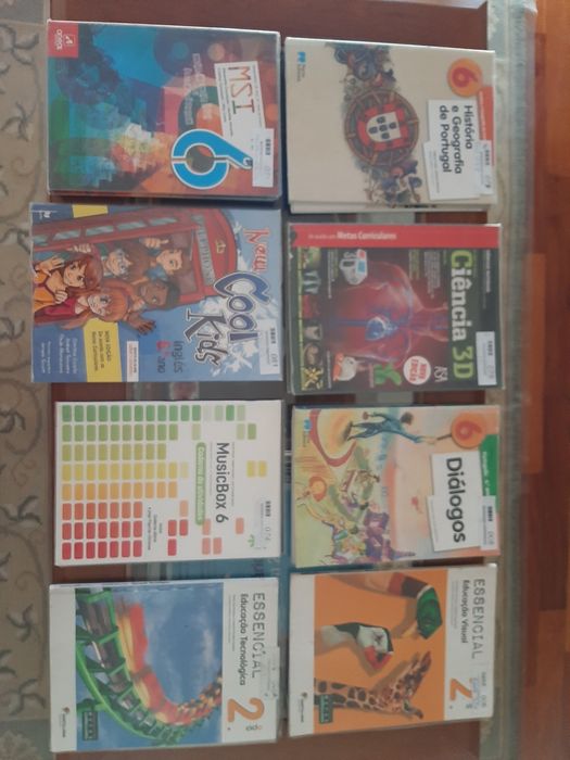 Diversos Manuais/Cadernos de actividades do 6° Ano.