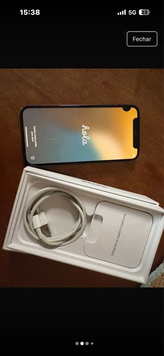 Iphone 12 mini preto em bom estado