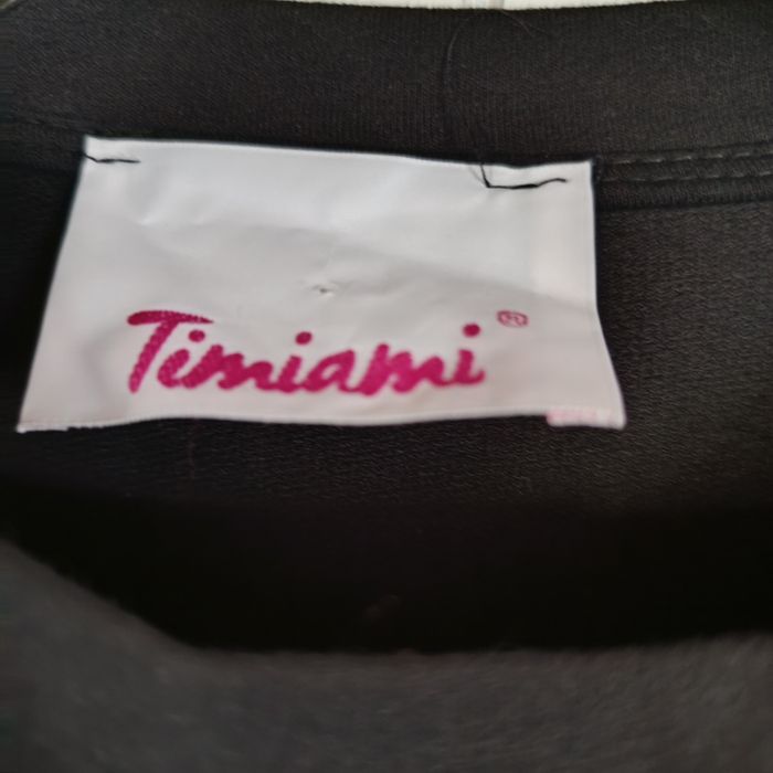 Vestido preto de algodão da marca Timiani Novo