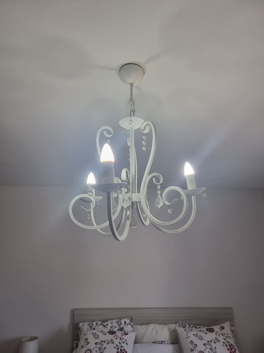 Żyrandol gold san metalowy