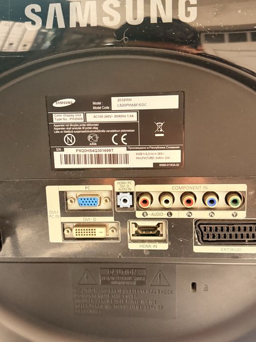 Televisão SAMSUNG 20 polegadas