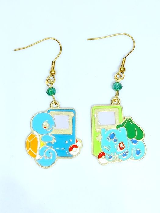 Kolczyki handmade święta pokemon kawaii Squirtle
bulbasaur gameboy