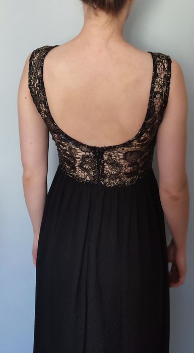 Wieczorowa sukienka maxi haft