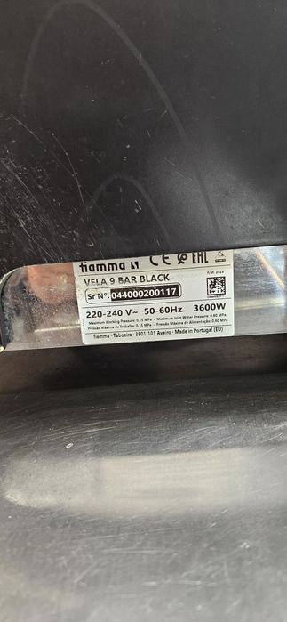 Vende máquina cafe fiamma vela