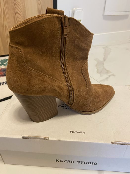 Botki zamsz Kazar 40