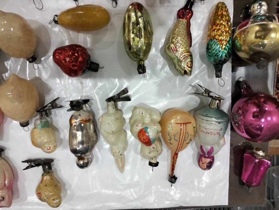 Старые елочные игрушки