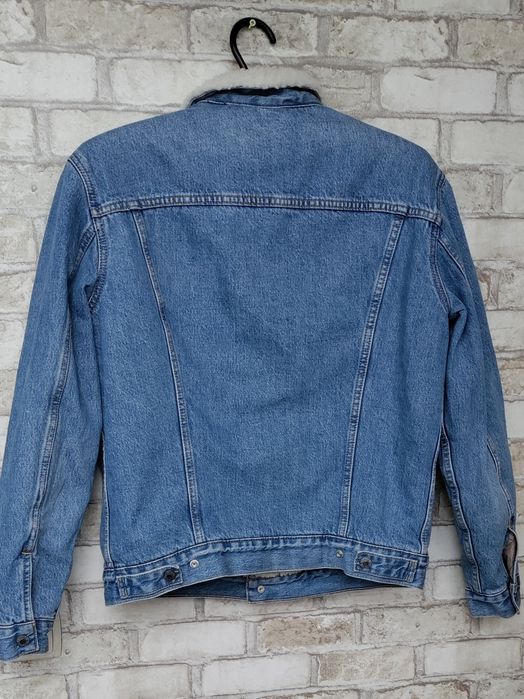 Куртка шерпа джинсова чоловіча