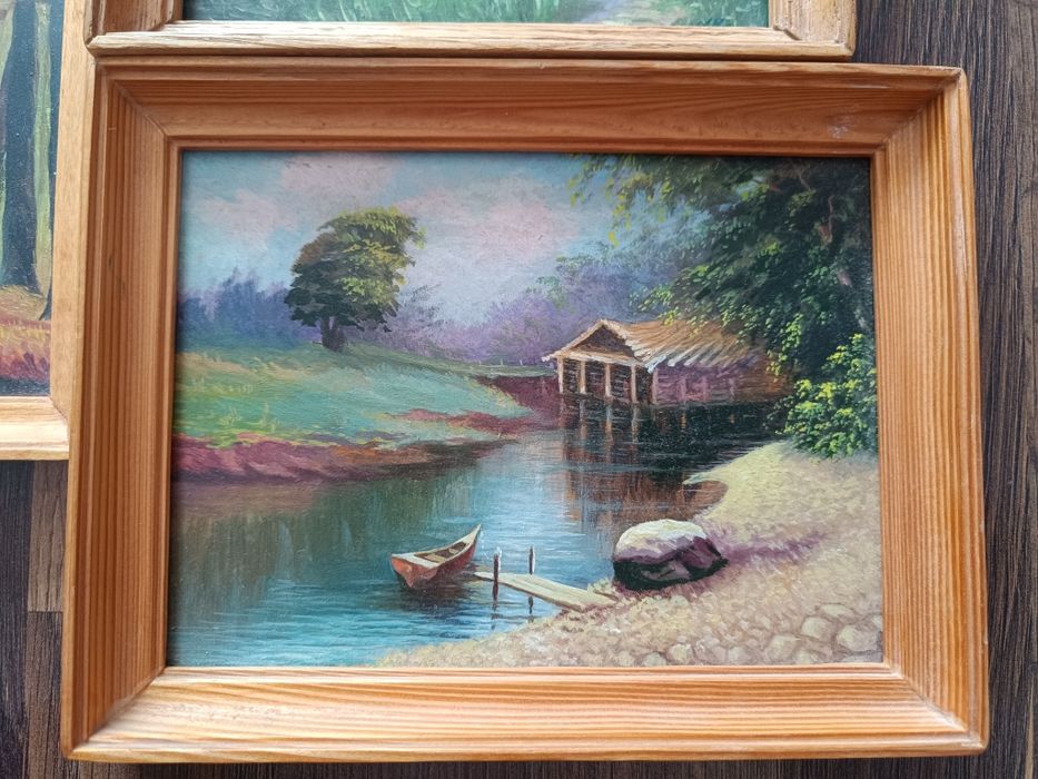 Ручная работа картины маслом