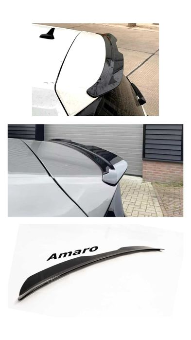 Aileron/Spoiler Traseiro Preto Piano (Volkswagen Golf MK7, GTI, GTD, R
