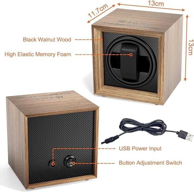 Скринька для автопідзаводу годинників/ Віндер Newaner Watch Winder